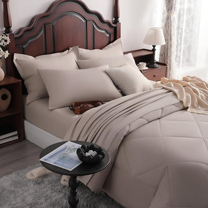 NTBAY Queen Comforter Set with Sheets, 7 Pieces Soft and Breathable Queen - Image 6
