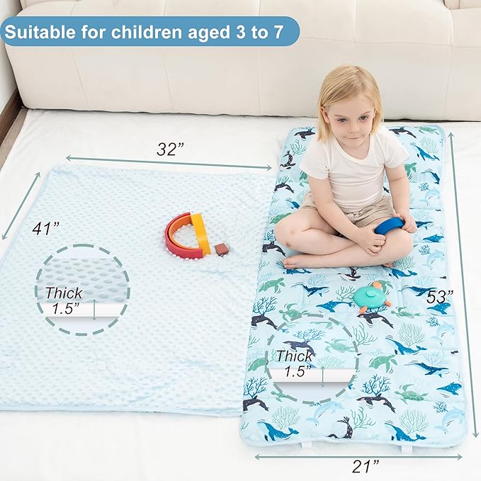 Viviland Toddler Nap Mat, Rolled Sleeping Mats - Image 7