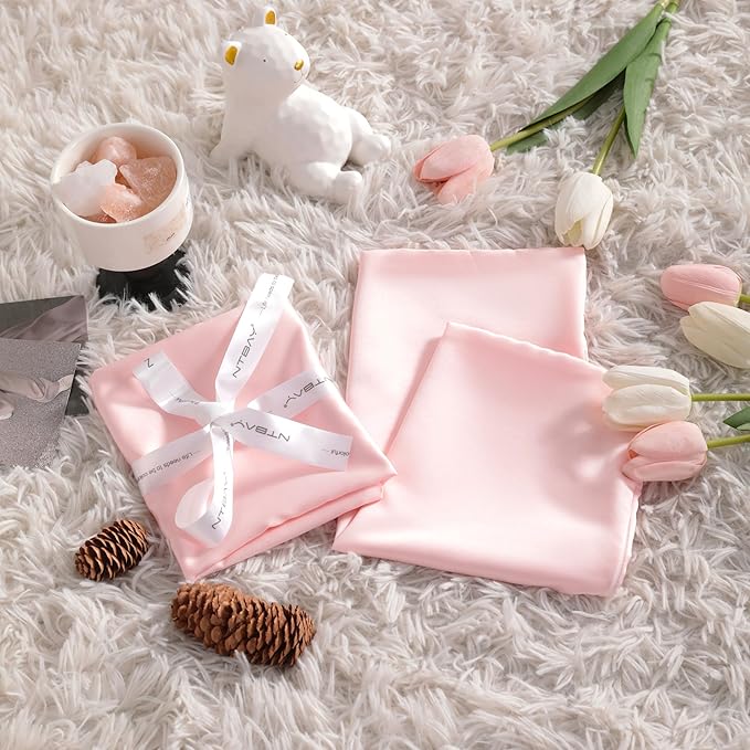 NTBAY Zippered Silk Satin Toddler Pillowcases - Image 5