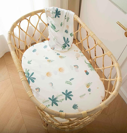 SDY Jersey Dinosaur Bassinet Sheets - Image 2