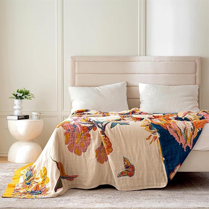 MSGKV 100% Cotton Throw Blanket - Image 7