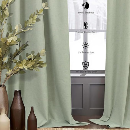 Small Short Blackout Curtains 54 Inch Length - Image 6
