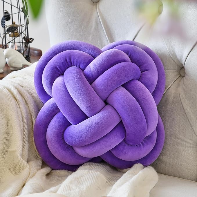 Xuyier Knot Pillow Ball, Decorative Throw Pillows by Xuyier