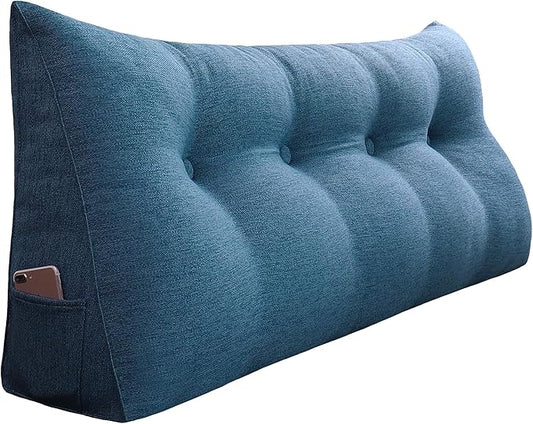 10 lbs Thickened Headboard Pillow Wedge Pillow Headboard Reading Pillow Bed by Rucener