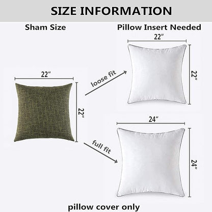 Kevin Textile Cotton Linen Soft Decorative Square Throw Pillow Covers Cushion - Image 6
