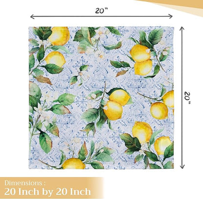 Maison d' Hermine Cloth Napkins Set of 4 100% Cotton Everyday Reusable Square - Image 4
