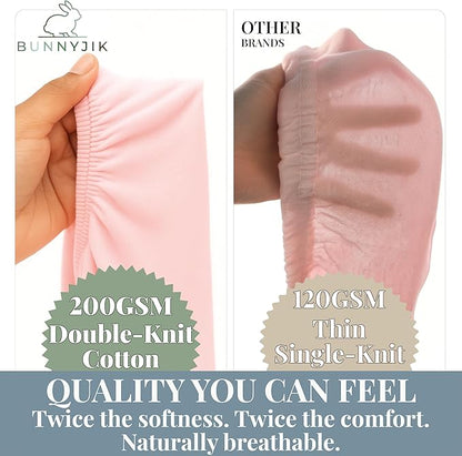 GOTS 100% Organic Bassinet Sheets - Image 3
