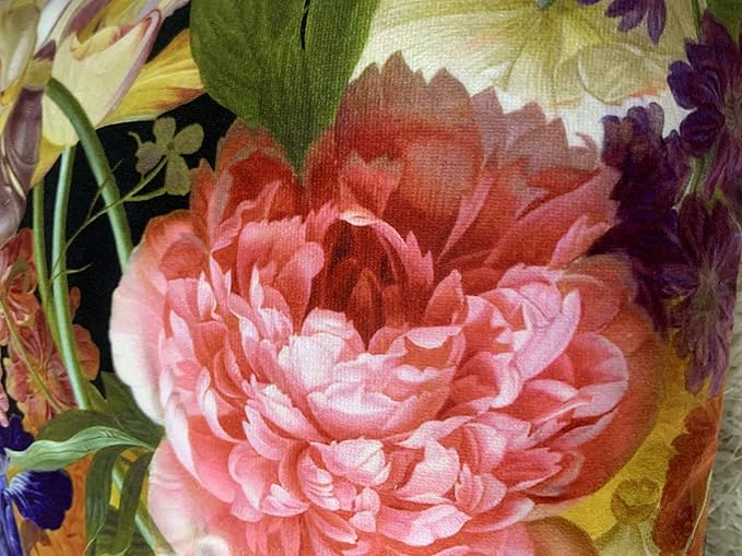 European Classic 20x20 Floral Oil Painting Pillow Cover, Double-Sided Plush - Image 3