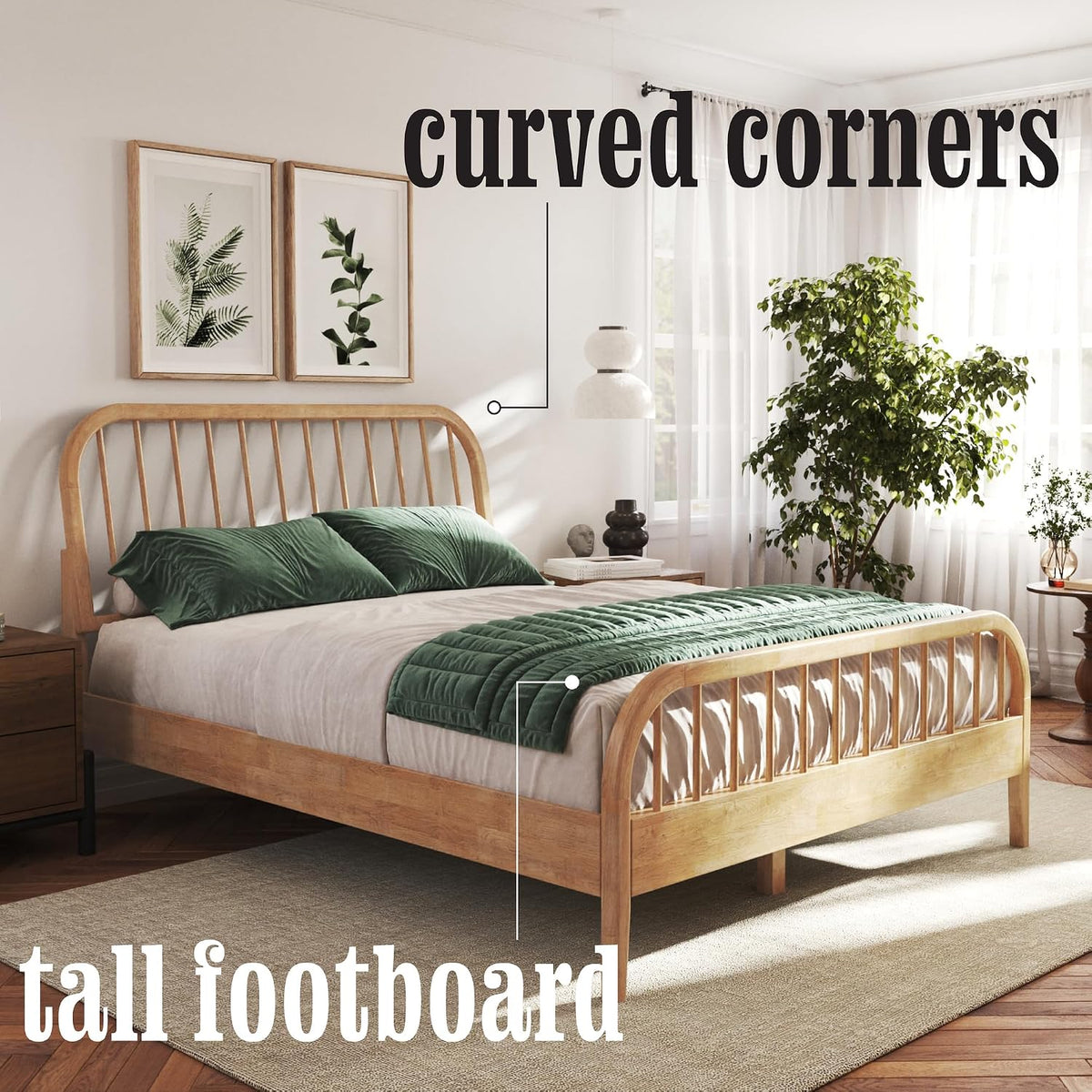 dg casa wesley solid wood king size bed, package contents