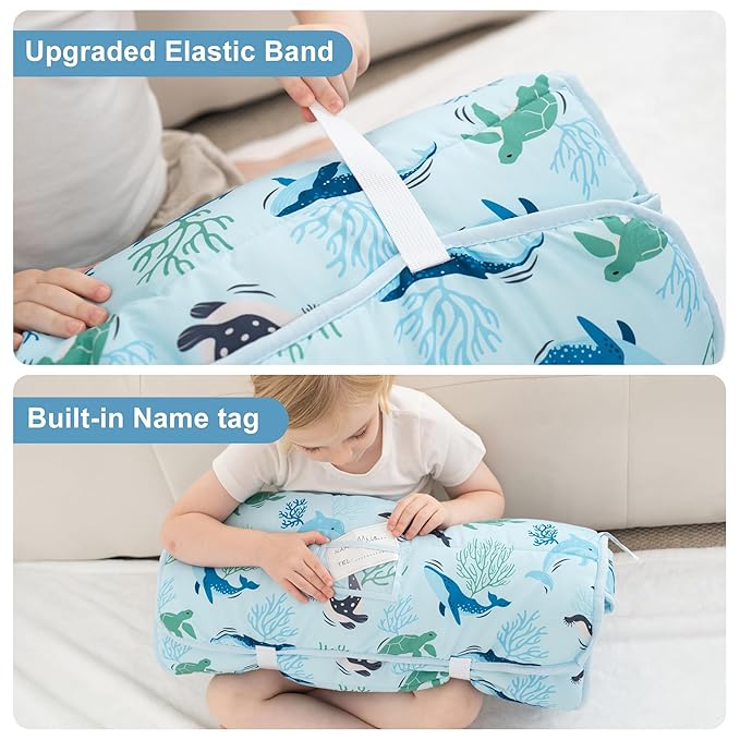 Viviland Toddler Nap Mat, Rolled Sleeping Mats - Image 3