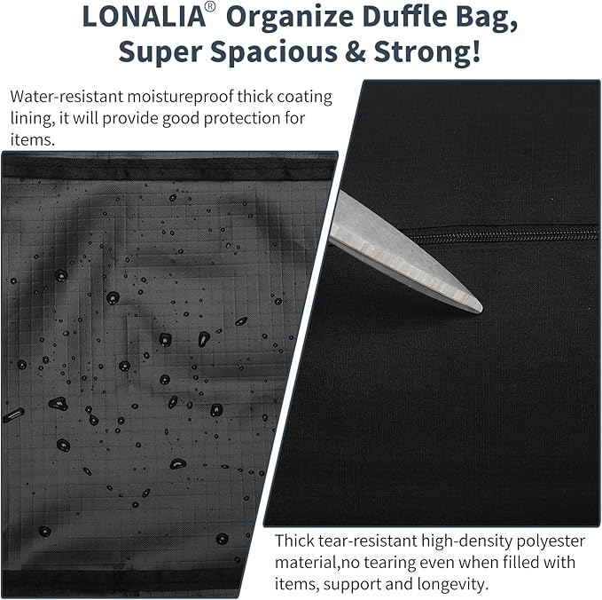 36 Inch Large Duffle Bag for Travel - 100L Extra Large Heavy Duty Duffel Bag - Image 6