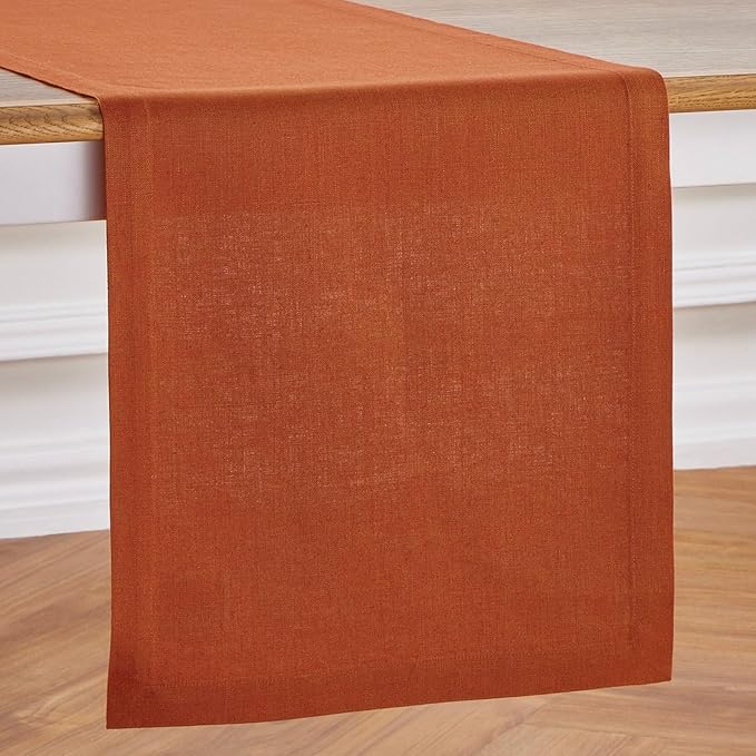 Solino Home Linen Table Runner 48 Inches by SolinoHome