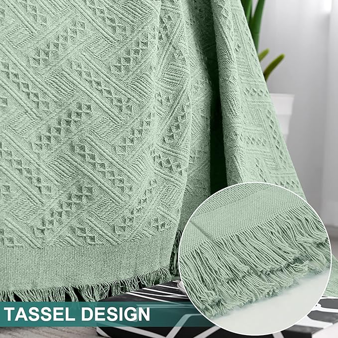 MYSKY HOME Couch Cover Sage Green Sofa Covers, Sectional Couch Covers - Image 5