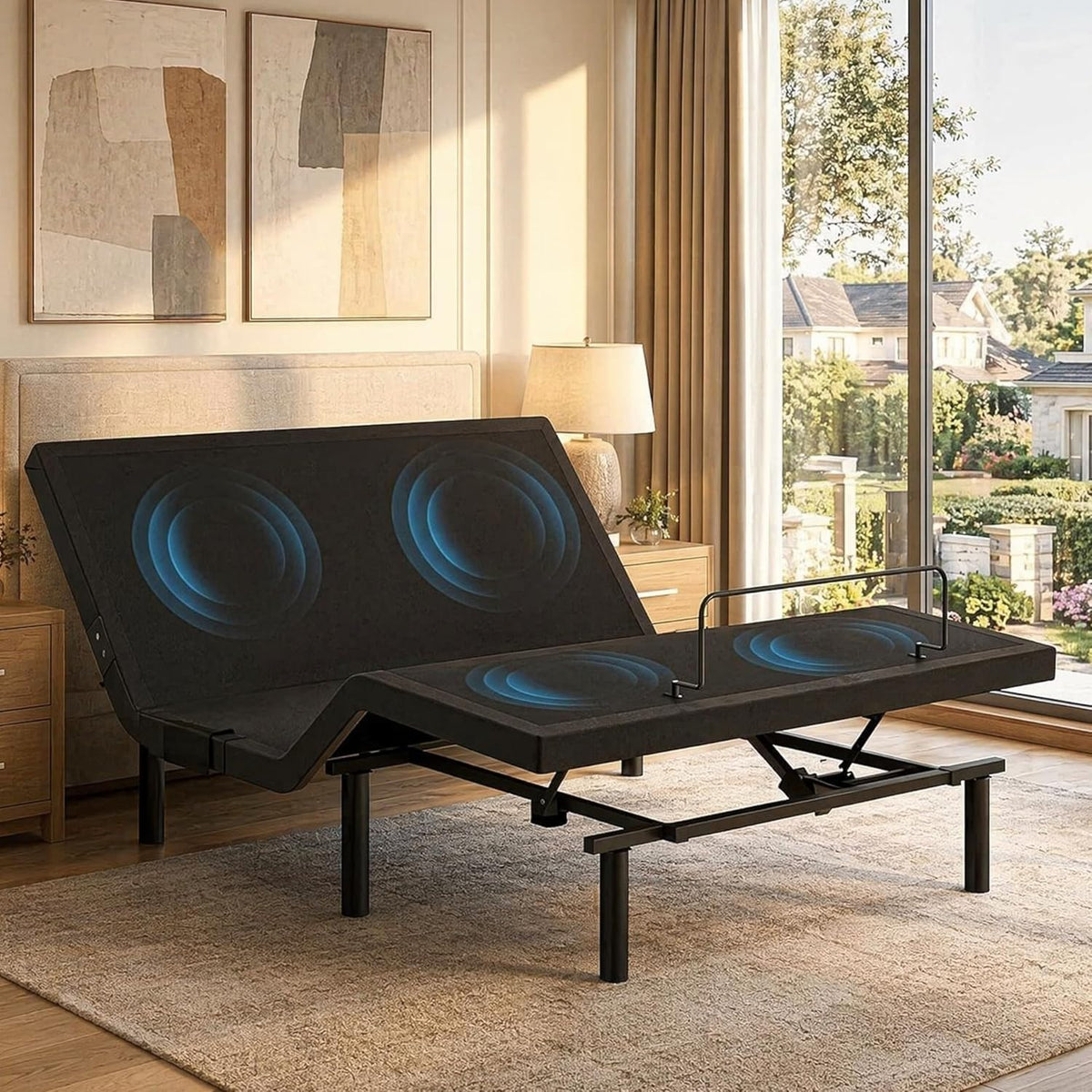 marsail adjustable bed frame full electric bed with, main product view