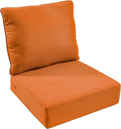 Outdoor Chair Cushion, 6 inch Thick Outdoor Cushions by moosprr