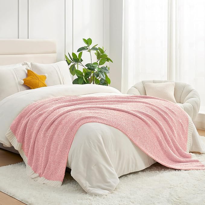 Snuggle Sac Buttery Pink Throw Blanket - Image 4