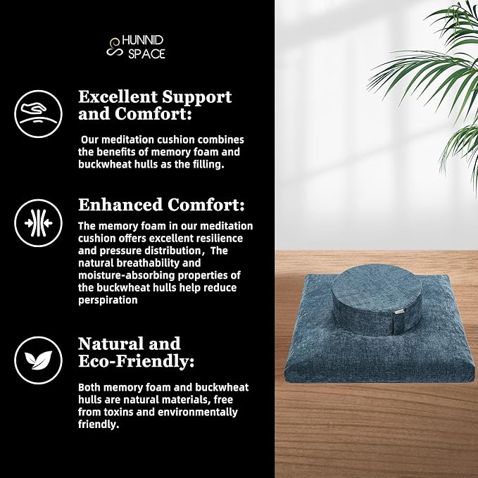 Meditation Zafu Cushion Set - Image 6