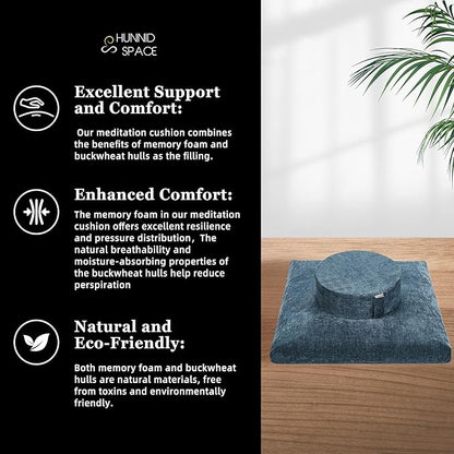 Meditation Zafu Cushion Set - Image 6