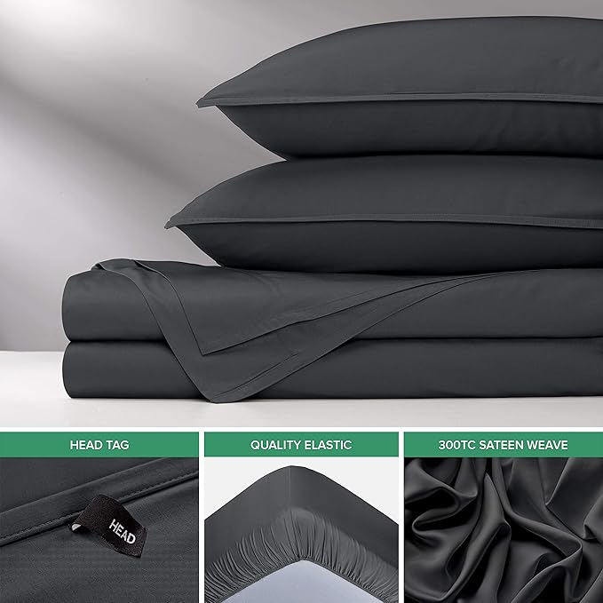 Pure Bamboo Twin XL Sheets, Genuine 100% Organic Viscose Derived from Bamboo - Image 6