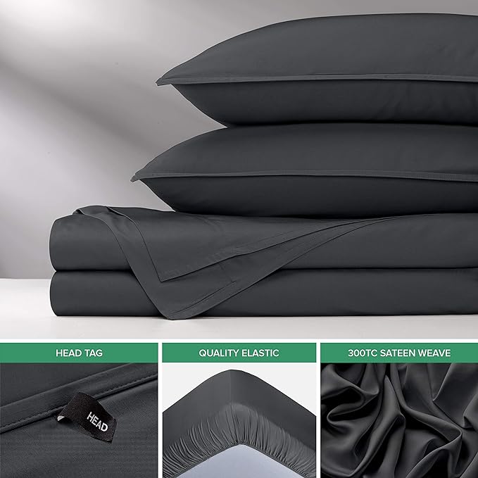 Pure Bamboo California King Sheets, Genuine 100% Organic Viscose Derived from - Image 6