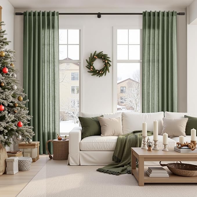 Extra Long Curtains 2 Panels 102 Inches Long - Image 8