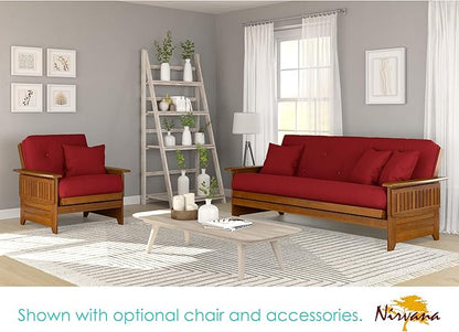 Nirvana Futons Brentwood Tray Arm Futon Sofabed Set - Image 2