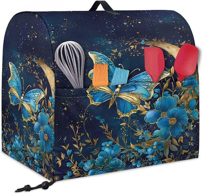 Blue Butterfly Flower Mixer Covers Dust Mixer Covers - Image 2