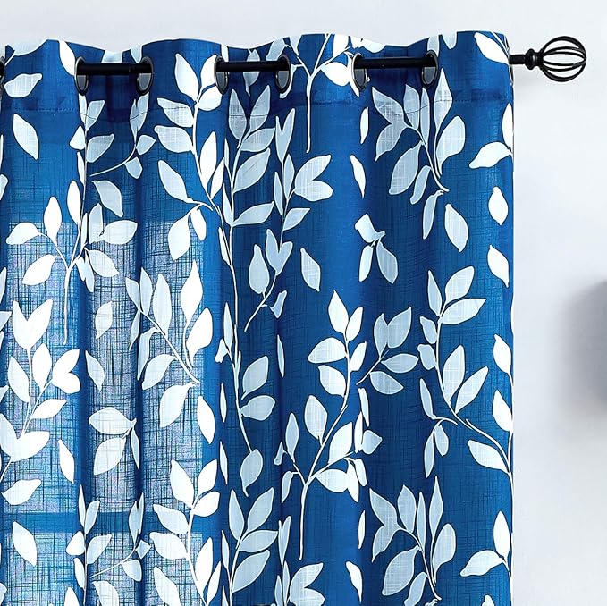 Treatmentex Navy and White Curtains - Image 8