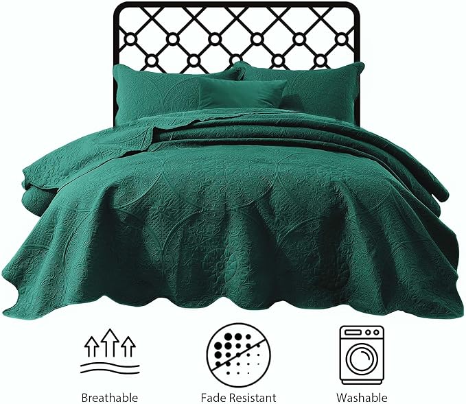 IR Imperial Rooms Twin Quilt Bedding Set Size + 1 Pillow Shams - Image 8