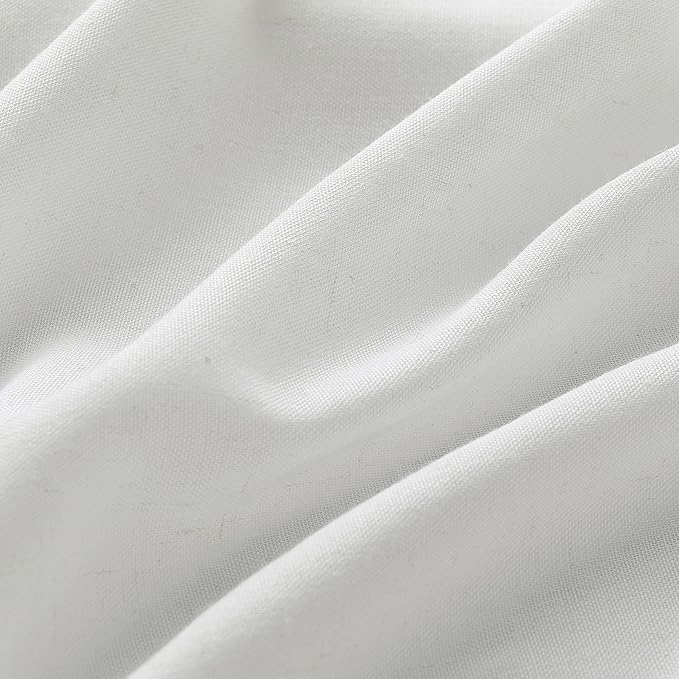 Off White Pinch Pleat Linen Curtains 120 Inches Long - Image 2