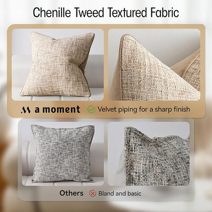 a moment Khaki Reversible Pillow Covers 2 Pack - Image 3