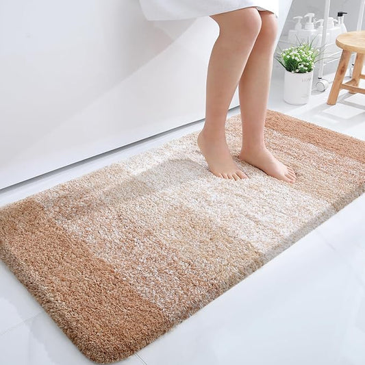 OLANLY Bathroom Runner Rugs 44x24, Extra Soft Absorbent Microfiber Bath Rugs by OLANLY