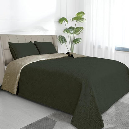 Easy-Going Twin Size Reversible Quilt Set by Easy-Going