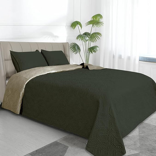 Easy-Going Twin Size Reversible Quilt Set by Easy-Going