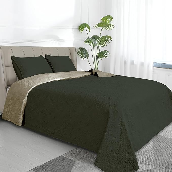 Easy-Going King Size Reversible Quilt Set by Easy-Going