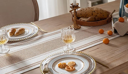 Caflife Boho Table Runner Brown - Image 6