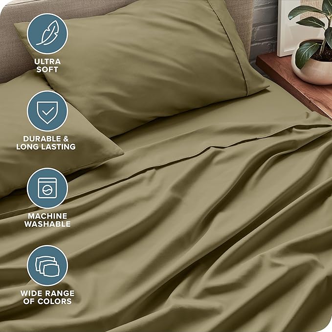 Bare Home Queen Sheet Set - Image 4