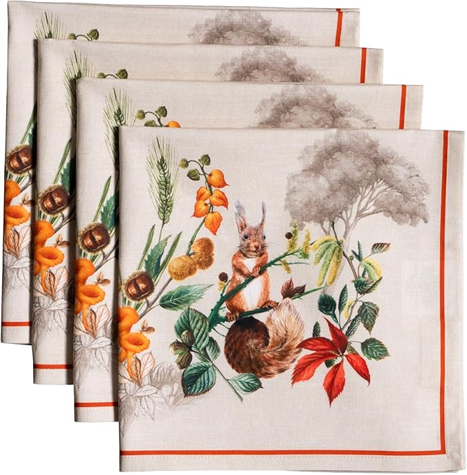 Maison d' Hermine Cloth Napkins Set of 4 100% Cotton by MaisondHermine