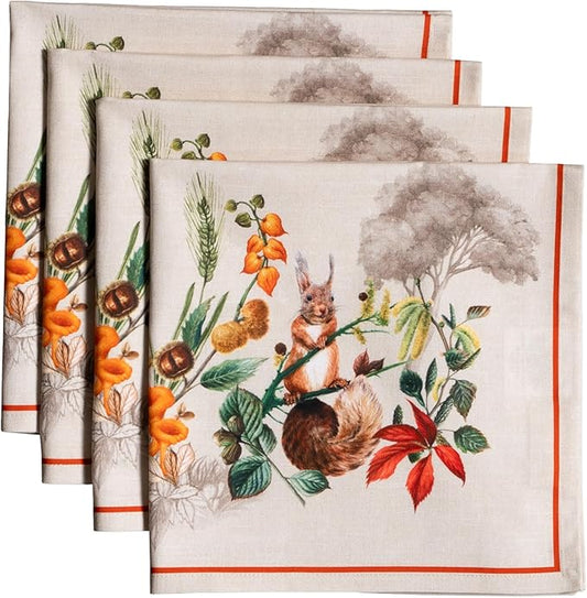 Maison d' Hermine Cloth Napkins Set of 4 100% Cotton by MaisondHermine