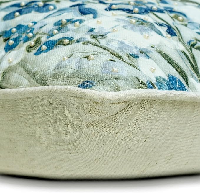 The HomeCentric King/Queen/Twin Blue Decorative Bed Runner CA King 86"x18" Bed - Image 7
