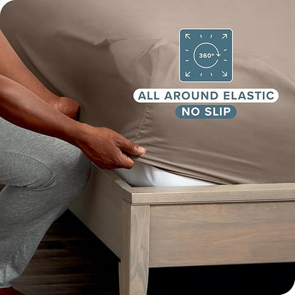 Bare Home 2-Pack Fitted Bottom Sheets Twin XL - Image 3