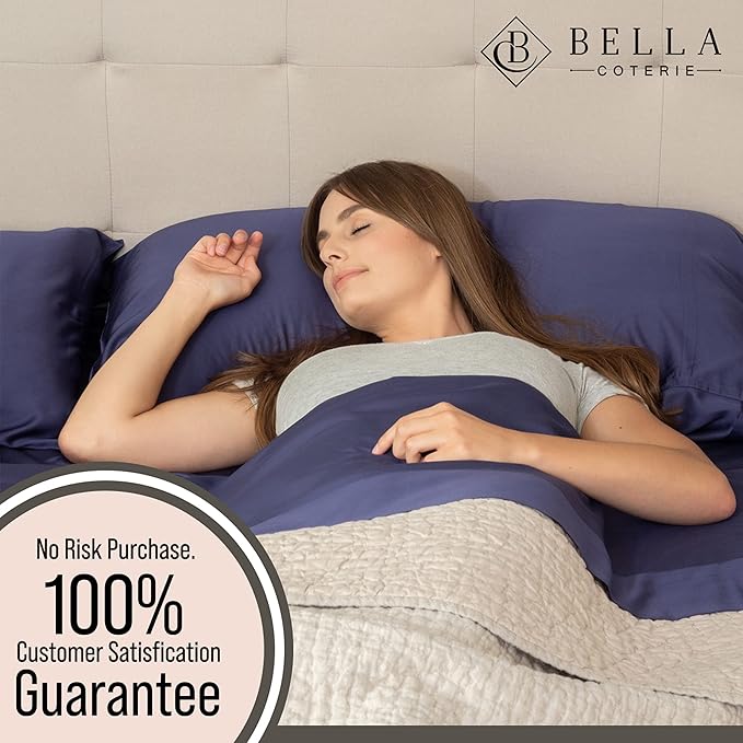Bella Coterie Luxury Bamboo Viscose King Size Sheet Set | 100% Organically - Image 5