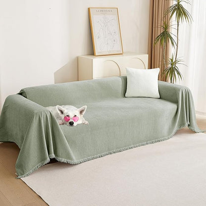 MYSKY HOME Couch Cover L Shape, Sectional Couch Covers, Couch Cover Blanket by MYSKYHOME