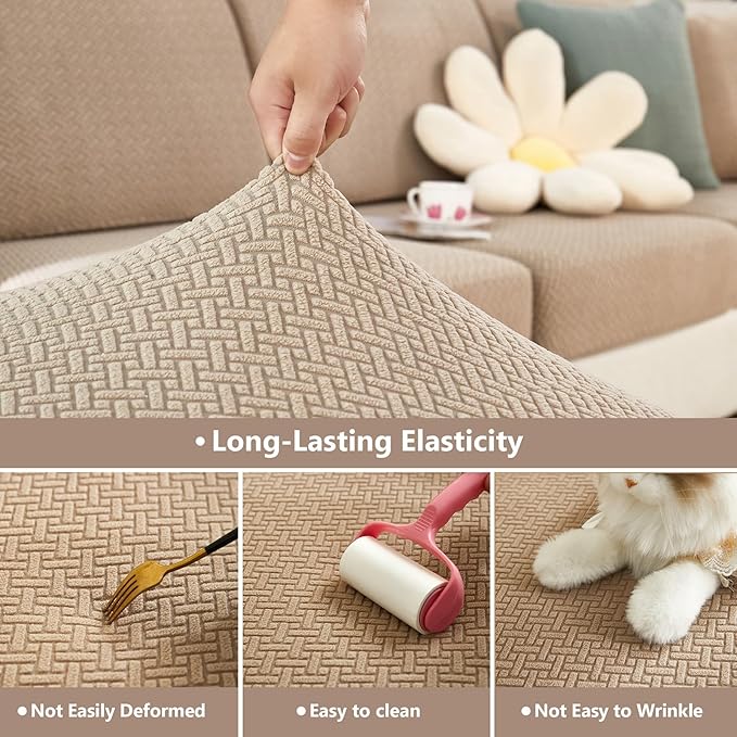 Throw Pillow Covers Couch Pillows Covers Wear-Resistant Universal Stretch - Image 6
