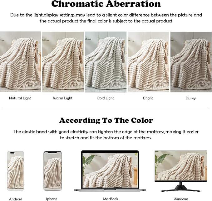 NEWCOSPLAY Super Soft Throw Blanket Linen Premium Silky Flannel Fleece 3D - Image 6