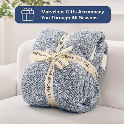 NEXHOME PRO Super Soft Throw Blankets, Cozy Warm Blankets Knit Blanket - Image 4