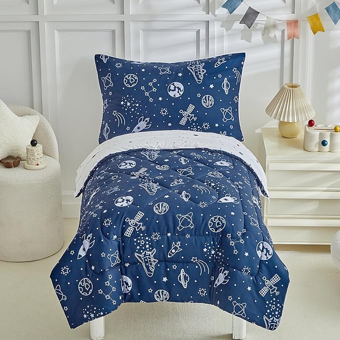 DuShow Navy Blue Toddler Bedding Set by DuShow
