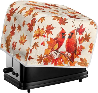 Cardinal Printed 2 Slice Kitchen Machine Covers, Maple Leaves Print Toaster - Image 5