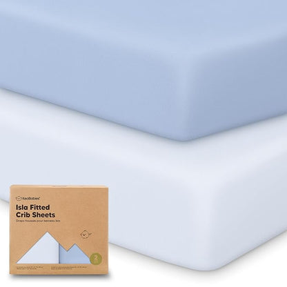 KeaBabies 2-Pack Baby Crib Sheets by KeaBabies
