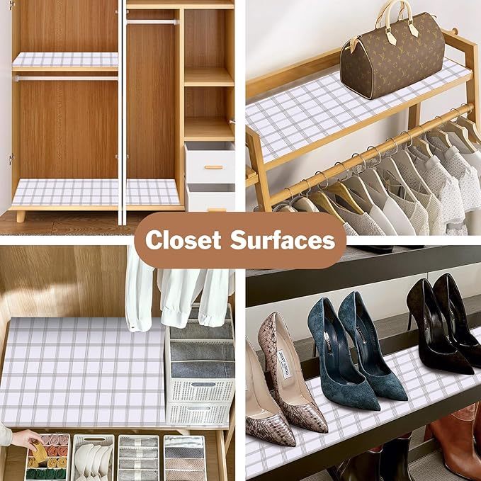 Drawer and Shelf Liner for Kitchen Cabinet: 17 in X 20 Ft Non Slip Waterproof - Image 7